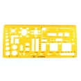 thumbnail image 1 of Architect Interior Design 29cm Measure Geometric Drafting Drawing Template Ruler, 1 of 2