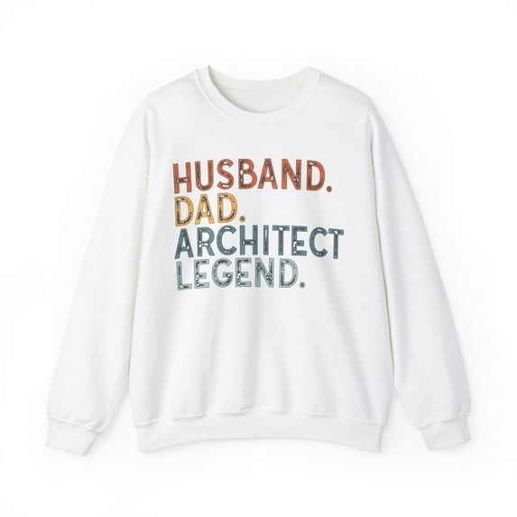 Architect Sweatshirt Gifts Crew Neck Shirt Long Sleeve Unisex