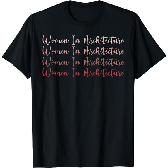 Architect Women In Architecture Architects T-Shirt Black Small