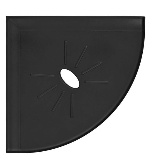 Architecta Corner Shelf Matt Black 8.8" x 8.8"
