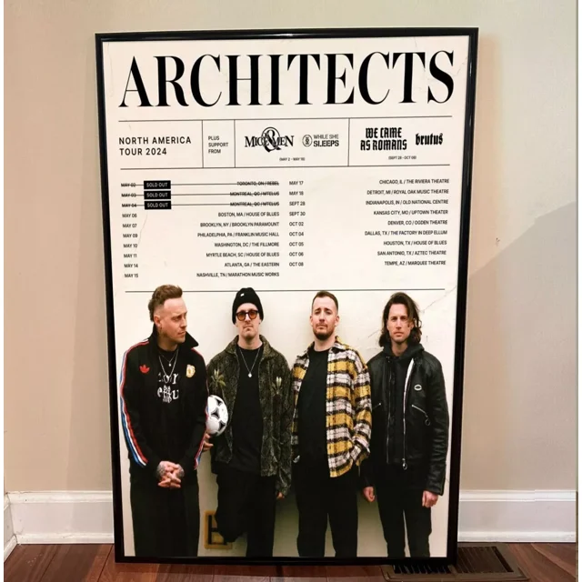 Architects Tour 2024 Poster