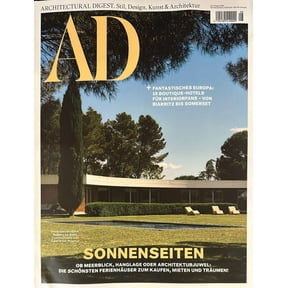 Architectural Digest German Magazine July August 2026