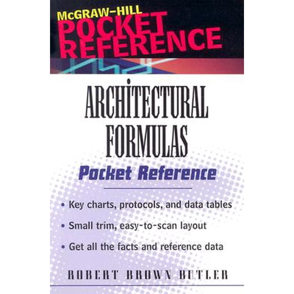 Pre-Owned Architectural Formulas Pocket Reference (Paperback) 0071370366 9780071370363
