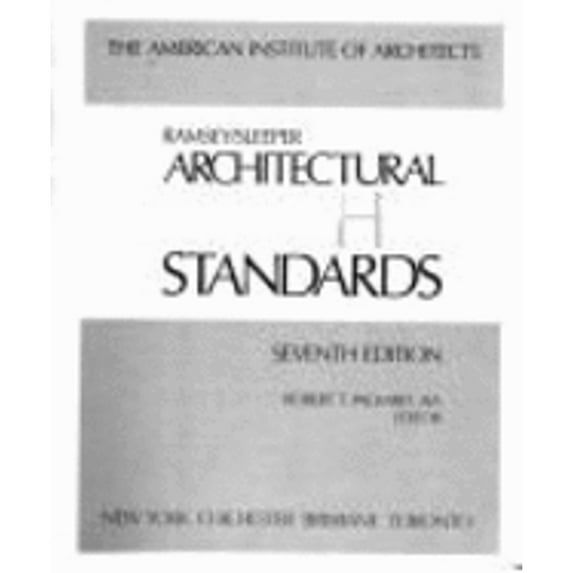 Pre-Owned Architectural Graphic Standards - 7th Edition (Hardcover) 0471046833 9780471046837