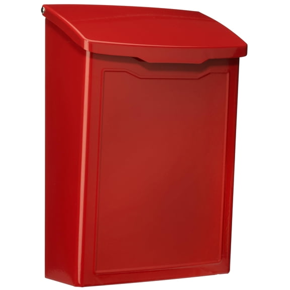 Architectural Mailboxes 2681R Marina Wall Mount Mailbox Small Red