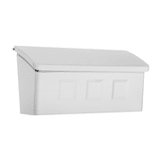 Architectural Mailboxes Wayland Steel Wall Mount Mailbox, White, Small