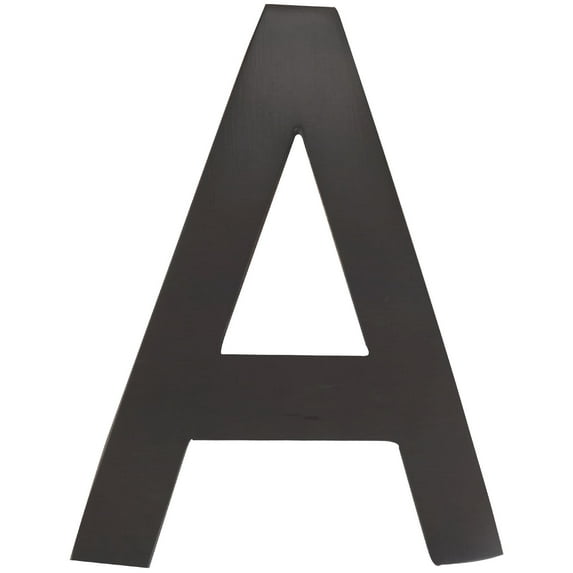 Architectural Mailboxes 3582-A 4" Tall Solid Brass House Letter - Copper