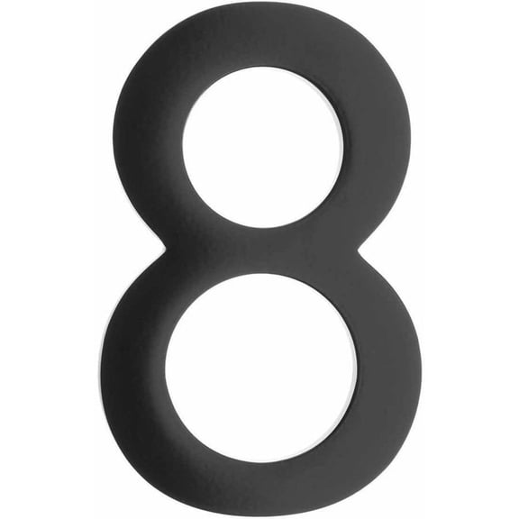 Architectural Mailboxes 3585AB-8 Solid Cast Brass 5 in. Antique Brass Floating House Number 8