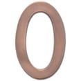 thumbnail image 1 of Architectural Mailboxes 3585AC-0 Solid Cast Brass 5 in. Antique Copper Floating House Number 0, 1 of 2
