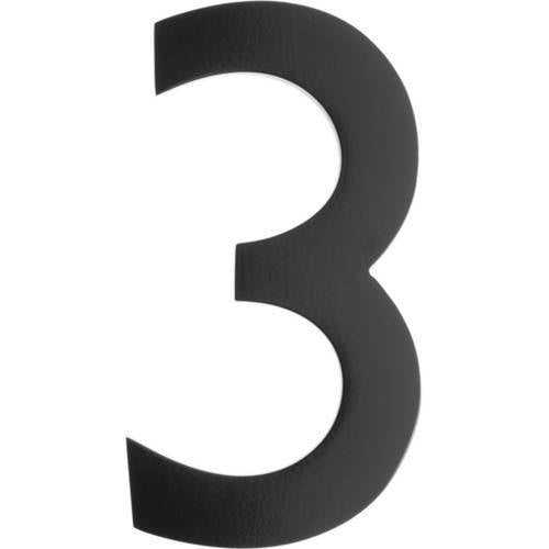 Architectural Mailboxes 4" Brass Floating House-Number 3