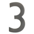 thumbnail image 1 of Architectural Mailboxes 4" Brass Floating House-Number 3, 1 of 2