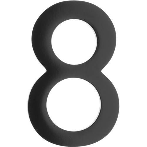Architectural Mailboxes 4" Brass Floating House-Number 8