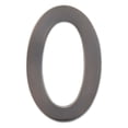 thumbnail image 1 of Architectural Mailboxes 4" Brass Floating House Number, Satin Nickel, 5, 1 of 2