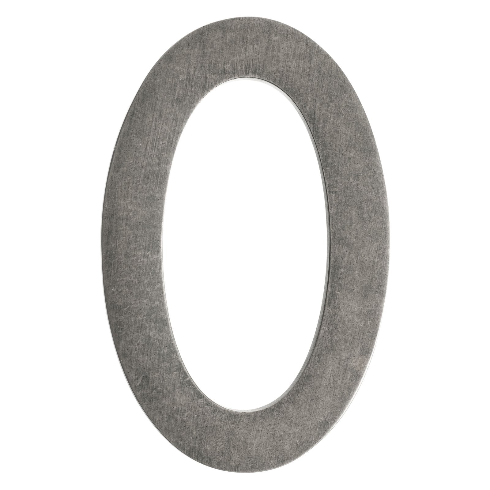 Architectural Mailboxes 5" Brass Floating House Number, Satin Nickel, 7