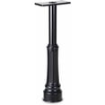 thumbnail image 1 of Architectural Mailboxes Basic In-Ground Post with Decorative Cover, Black, 1 of 4