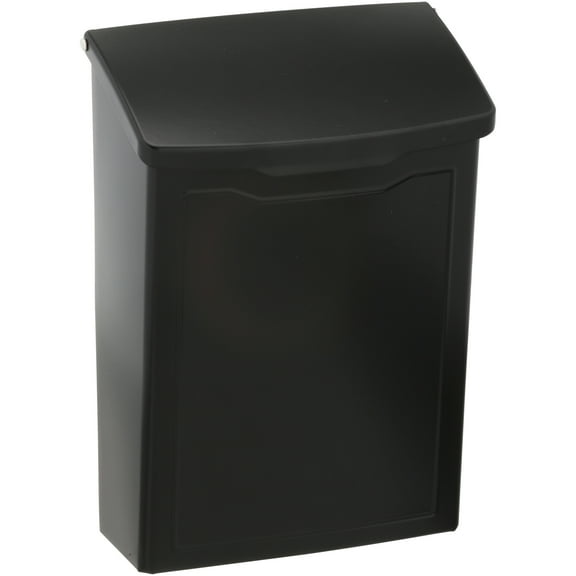 Architectural MailboxesÂ® Black Marina Wall Mount Mailbox