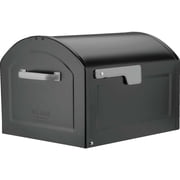 Architectural Mailboxes Centennial Post Mount Mailbox, Black, Extra Large