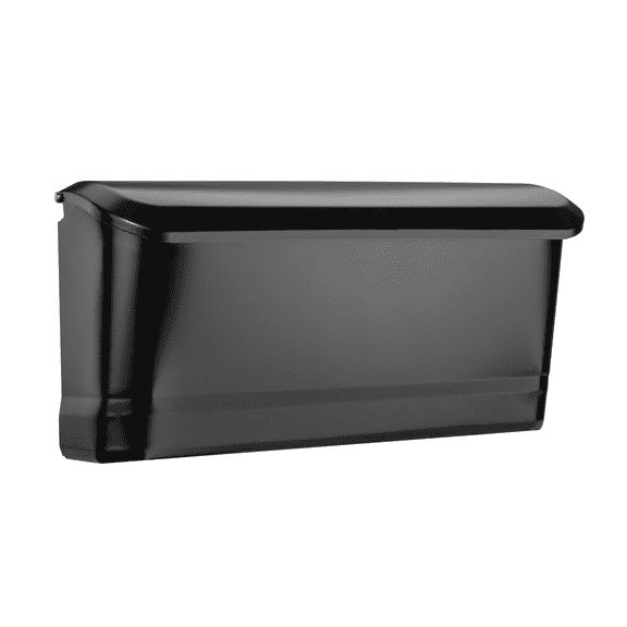Architectural Mailboxes Cielo Steel Wall Mount Mailbox, Black, Small