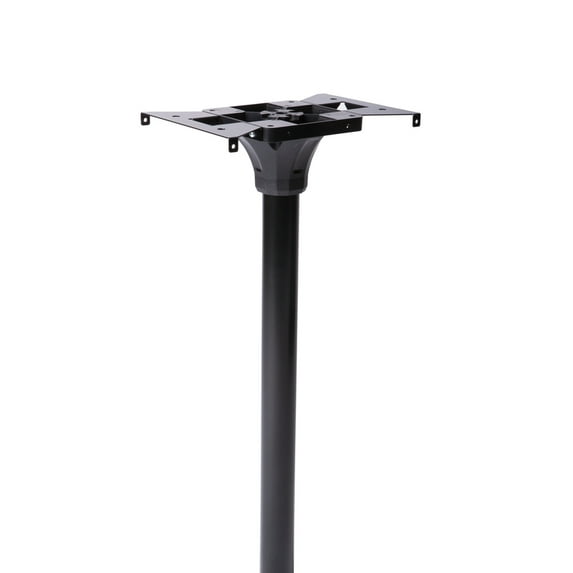 Architectural Mailboxes Coolidge Galvanized Steel Mailbox Post, Compatibility Code F, 7511B-10, Black