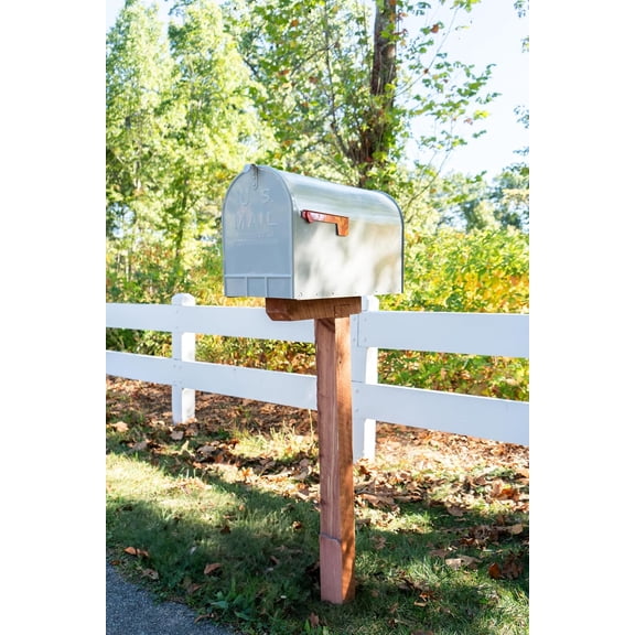 Architectural Mailboxes DPK000AM Drive-in Post, No Size, Aromatic Cedar