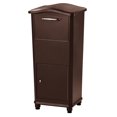 thumbnail image 1 of Architectural Mailboxes Elephantrunk Large Aluminum Steel Locking 1-Slot Mailbox, Vacation Stopper, 1 of 13