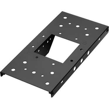 Architectural Mailboxes Galvanized Steel Black 6 in. W X 12 in. L Mailbox Mounting Plate