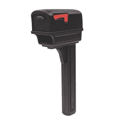 Architectural Mailboxes Gentry Mailbox with Post, Black, Large
