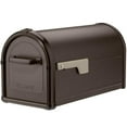 thumbnail image 1 of Architectural Mailboxes 5593RZ-CG Hillsborough Post Mount Mailbox - Rubbed Bronze - Large, 1 of 6