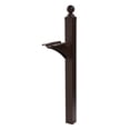 thumbnail image 1 of Architectural Mailboxes Landover 4x4 Slip Over Aluminum, Mailbox Post in Venetian Bronze, 1 of 10