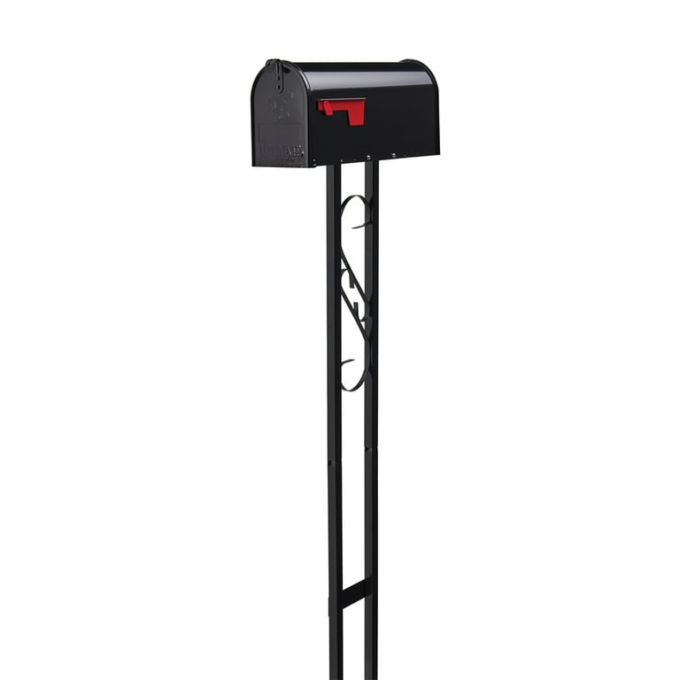 Gibraltar Mailboxes Mailbox To Go, Medium, Steel, Mailbox and Post Combo, Black, T11KIT0B Gibraltar Mailboxes Mailbox To Go, Medium, Steel, Mailbox and Post Combo, Black, T11KIT0B