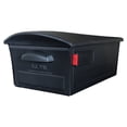 thumbnail image 1 of Architectural Mailboxes Mailsafe Locking, Plastic, Large, Post-Mount Mailbox in Black, 1 of 12