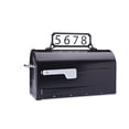 thumbnail interactive-video image 1 of Architectural Mailboxes Manhattan Mailbox and Post Address Plaque in Black, 1 of 7