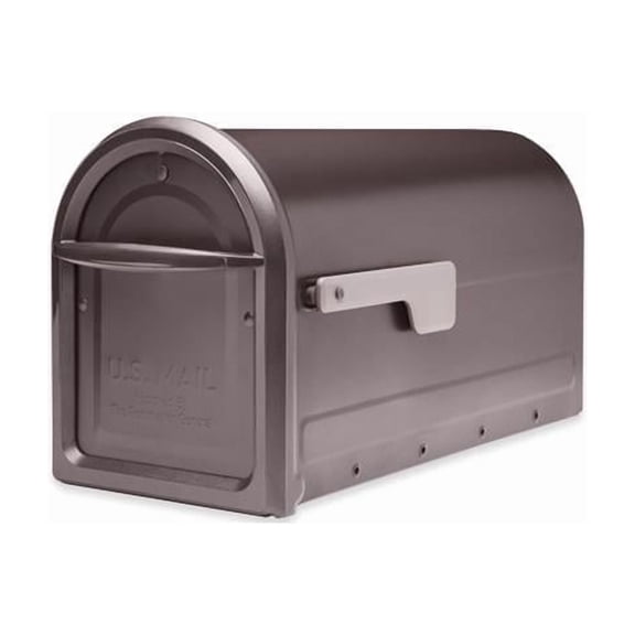 Architectural Mailboxes Mapleton Post Mount Mailbox, Rubbed Bronze, Large
