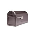 thumbnail image 1 of Architectural Mailboxes 7900-2RZ-CG-10 Mapleton Post Mount Mailbox with Premium Champagne Flag - Rubbed Bronze - Large, 1 of 6