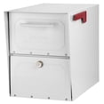 thumbnail image 1 of Architectural Mailboxes Oasis Classic Large High Security Parcel Mailbox, White, 1 of 12