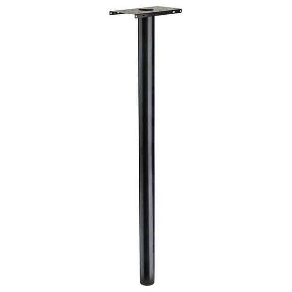 Architectural Mailboxes 7516P Pacifica Basic In-Ground Steel Mailbox Post - Pewter