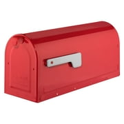 Architectural Mailboxes Post Mounted Mailbox with Adjustable Flag