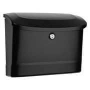 Architectural Mailboxes 2572B-10 Princeton Locking Wall Mount Mailbox - Black - Medium