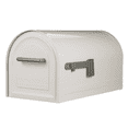 thumbnail image 1 of Architectural Mailboxes Reliant Large, Locking, Post Mount Mailbox, White, MB981WAM, 1 of 7