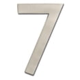 thumbnail image 1 of Architectural Mailboxes 3585SN-7 Solid Cast Brass 5 in. Satin Nickel Floating House Number 7, 1 of 2
