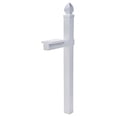 thumbnail image 1 of Architectural Mailboxes Whitley 4x4 Slip Over Plastic, Mailbox Post in White, 1 of 9