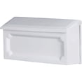 thumbnail image 1 of Architectural Mailboxes Windsor Small, Plastic, Wall Mount Mailbox, White, WMH00WAM, 1 of 6