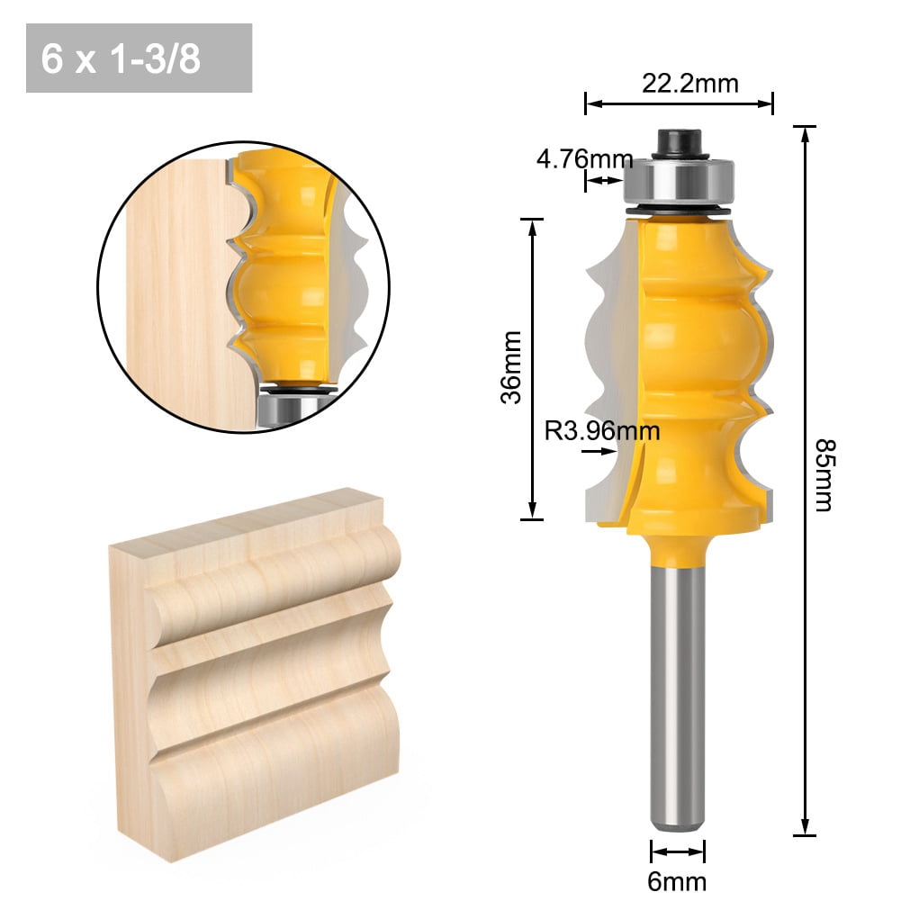 Architectural Molding Router Bit Decorative Line Carving Drilling Bit ...