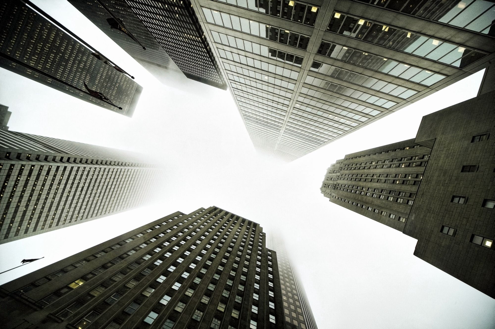 Architectural Photographs Of Business District In Toronto Ontario Canvas Art - David Wile Design Pics (18 x 12)