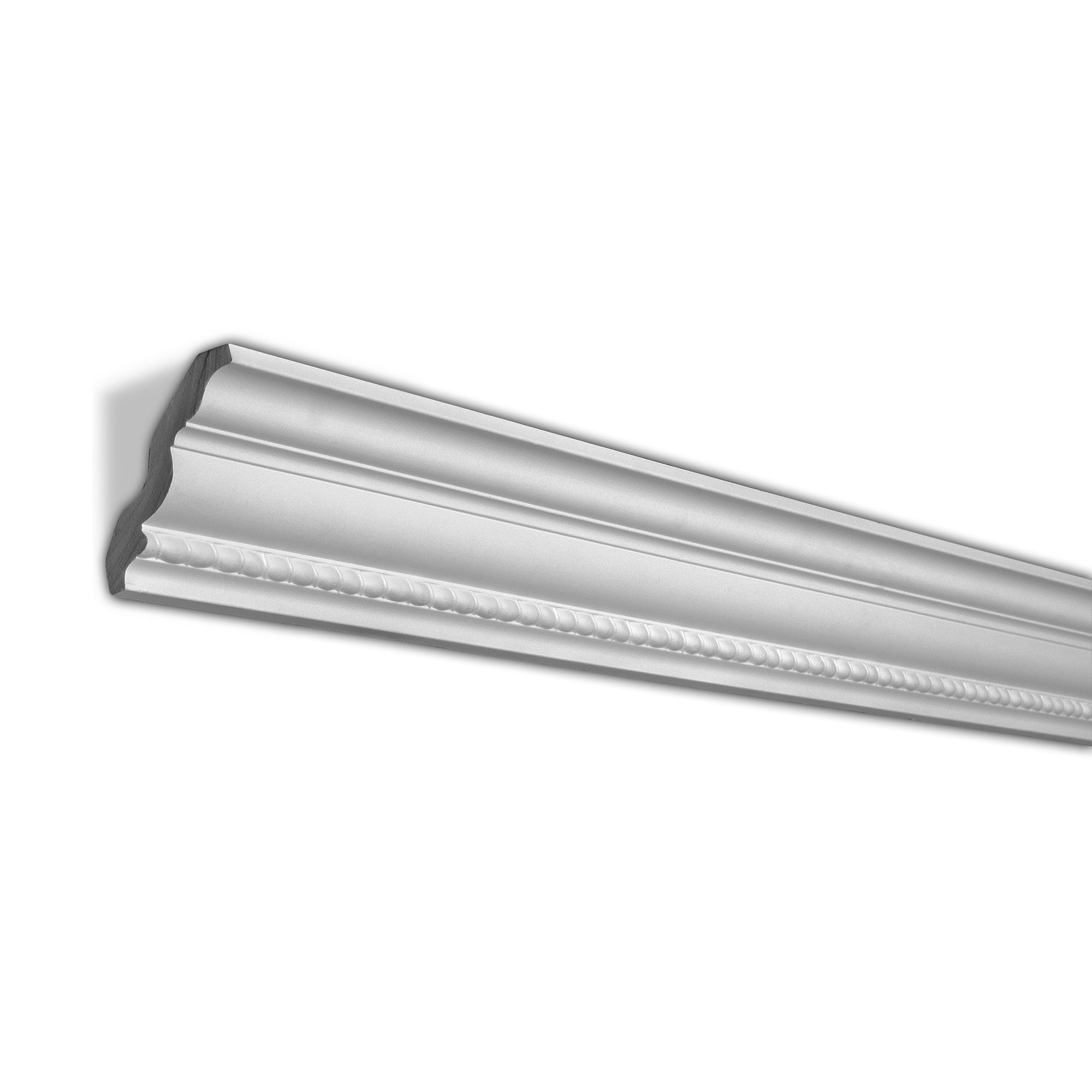 Primed White Polyurethane Crown Moulding 7-7/8-ft