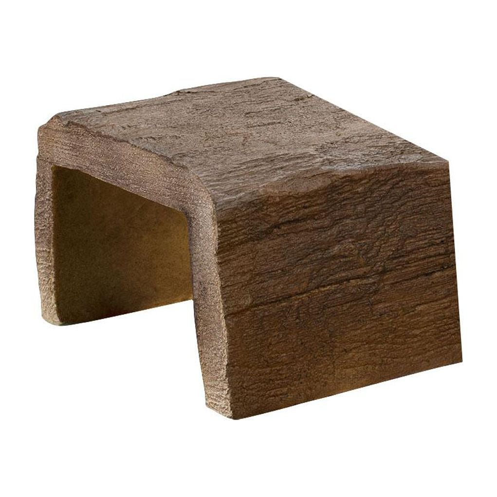 Medium Oak Hand Hewn Faux Wood Beam Sample