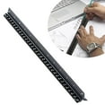 thumbnail image 1 of Architectural Scale Ruler, 12in Aluminum Scale, Triangular Ruler, Precise Scale Ruler for Blueprint Imperial Measurements, Drafting Ruler, Architect Ruler, Metal Scale Ruler, Architecture Ruler, 1 of 9
