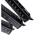 thumbnail image 1 of Architectural Scale Ruler 3 Pack Aluminum Triangular Ruler 12 Inch Imperial Metal Scale Ruler for Blueprint Drafting Ruler for Architect, Civil Engineer, Draftsman, 1 of 7