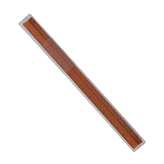 Architectural Scale Ruler 300mm Aluminum Triangular Scale Ruler Aluminum Drafting Ruler Metal Scale Ruler for Engineers