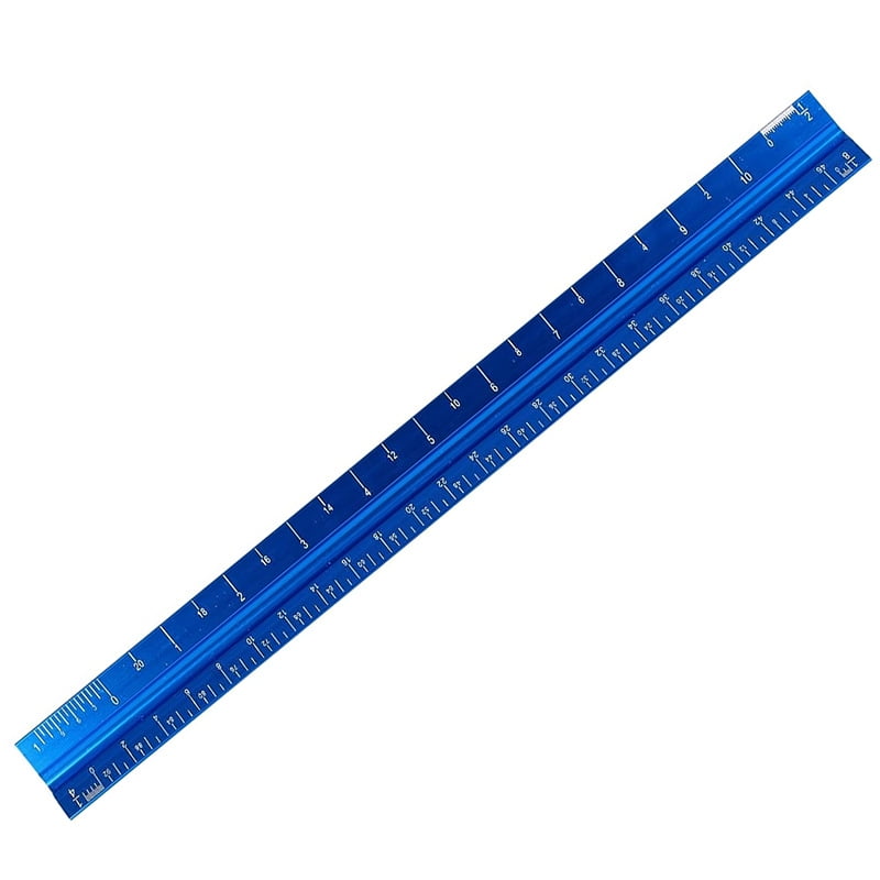 Architectural Scale Ruler, Imperial Measurements 12'', Laser-Etched ...
